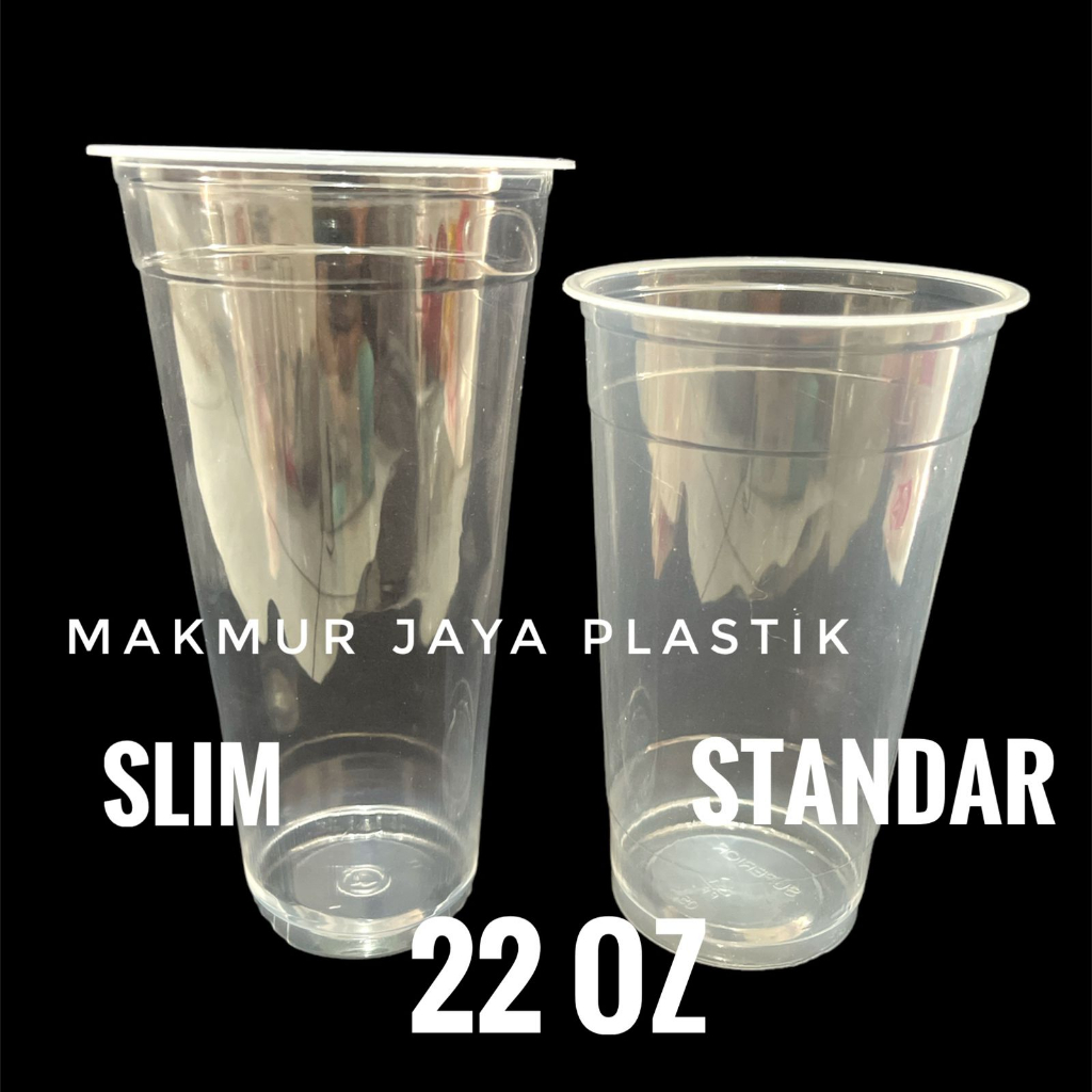 Jual Gelas Plastik Bening Cup Minuman 22 Oz Slim Isi 25 Pc Shopee Indonesia 6491