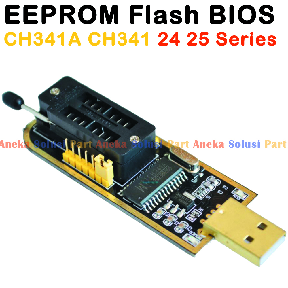 Jual CH341A CH341 24 25 Series EEPROM Flash BIOS USB Programmer 24xx ...