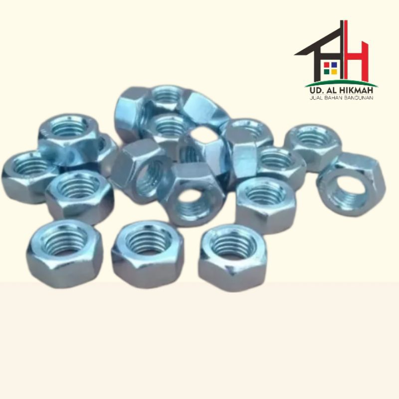 Jual MUR M6 PUTIH GALVANIS KUNCI 10 MUR M 6 PUTIH GALVANIZ | Shopee ...