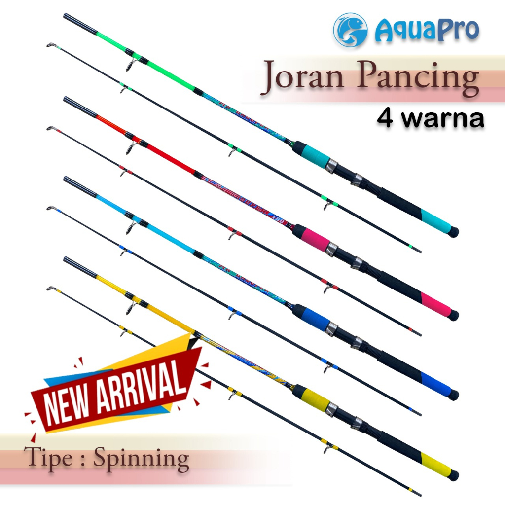 Jual Joran Pancing JB001 Spinning Fishing Rod 150 165 180 Bahan Fiber