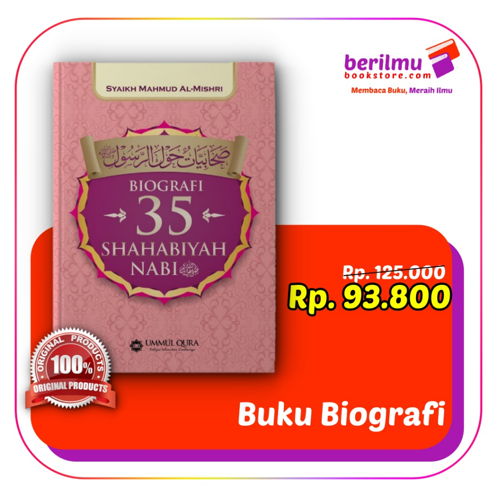 Jual Buku Biografi 35 Shahabiyah Nabi | Buku Sirah Shahabiyah Nabi ...