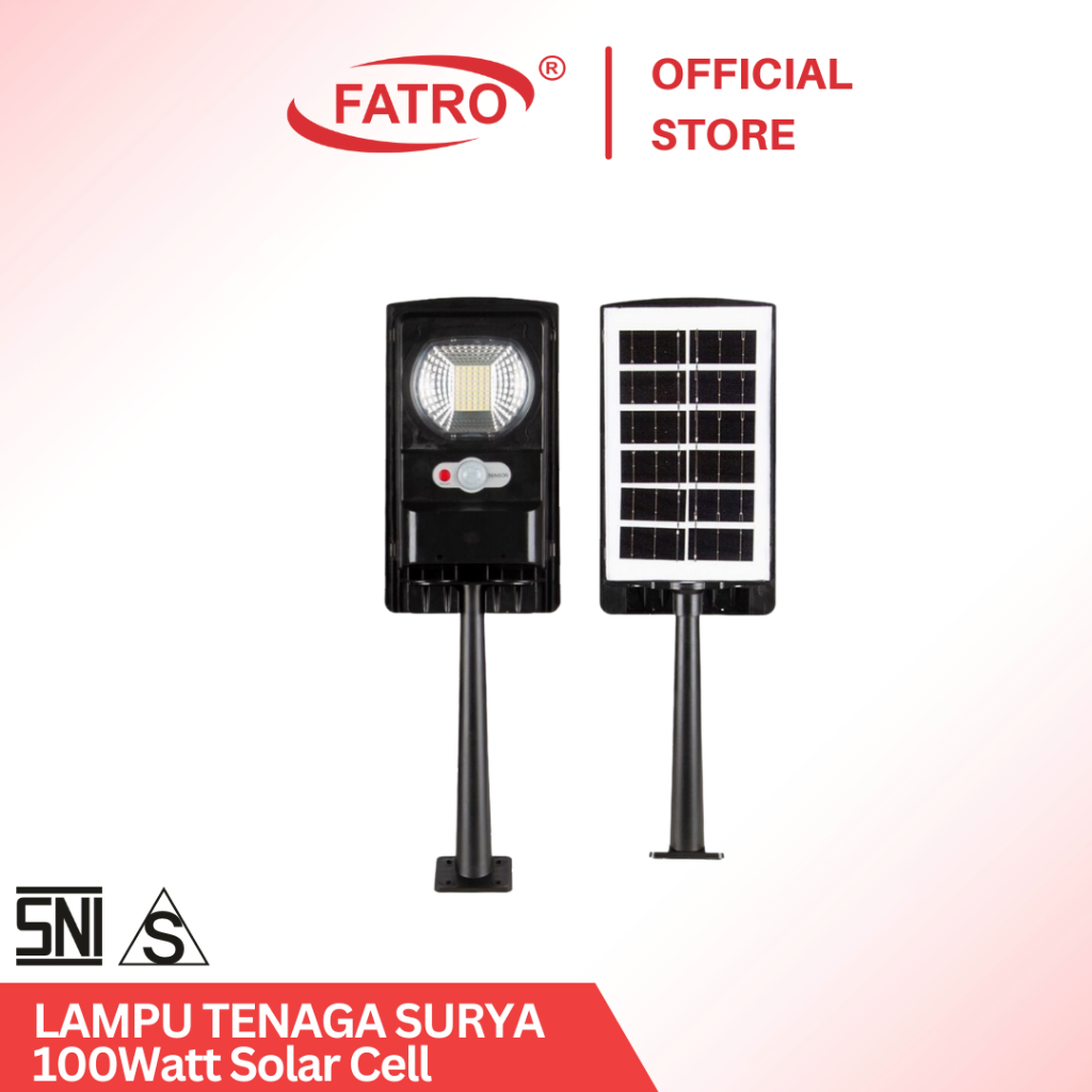 Jual Fatro Lampu Tenaga Surya Watt Solar Cell Solar Panel Waterproof Lampu Jalan Led Watt