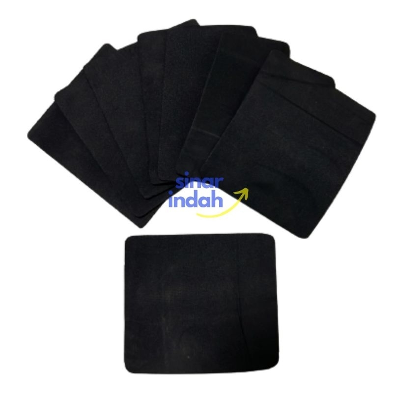 Jual Mouse Pad Hitam Polos 21.5 cm x 18 cm Tebal 2mm Alas Mouse ...
