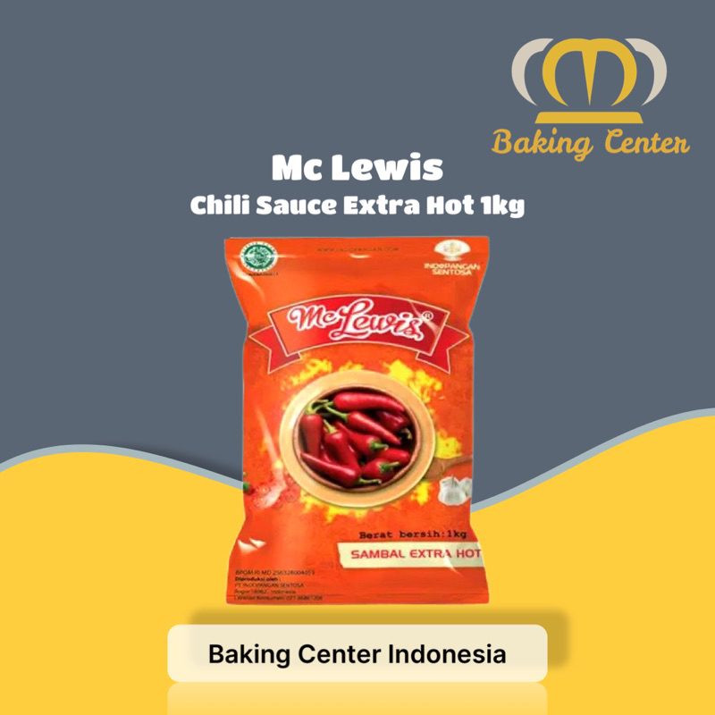 Jual Mc Lewis Chili Sauce Extra Hot Value 1kg Saus Sambel Extra Hot