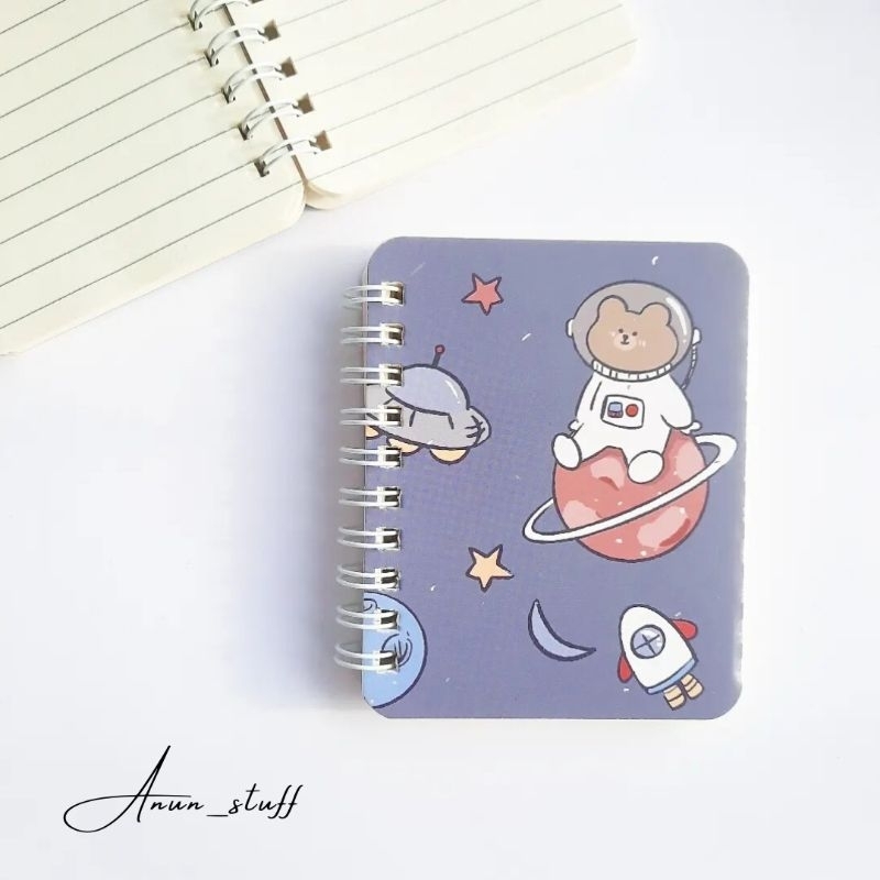 Jual PART 1 Mini Notebook Buku Mini Note Book A7 Spiral Motif Lucu ...