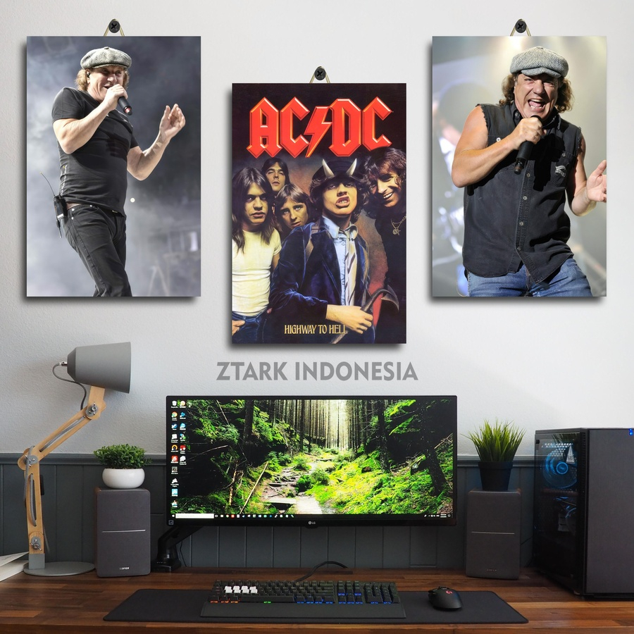 Jual POSTER KAMAR AESTHETIC AC/DC BAND 20X30 / PAJANGAN RUANG AESTHETIC ...