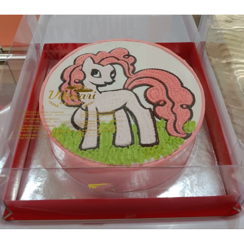 Jual Kue ulang tahun karakter kuda poni - cake ultah anak my little
