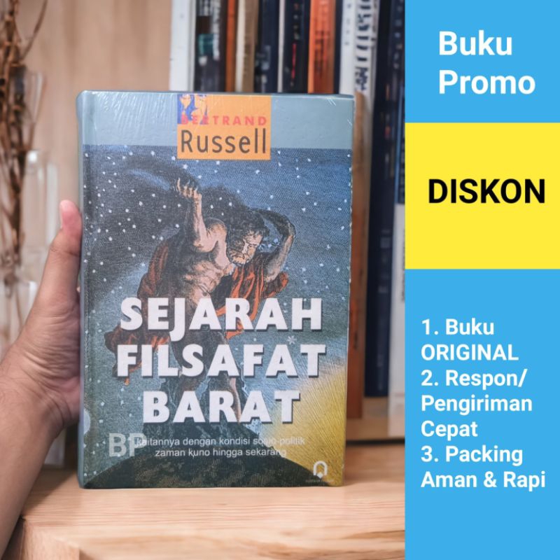 Jual Sejarah Filsafat Barat Hard Cover Bertrand Russell Pustaka Pelajar Shopee Indonesia
