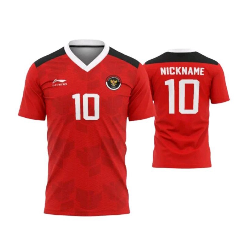 Jual JERSEY TIMNAS INDONESIA SEAGAMES 2022 FULL PRINTING (Free Nama
