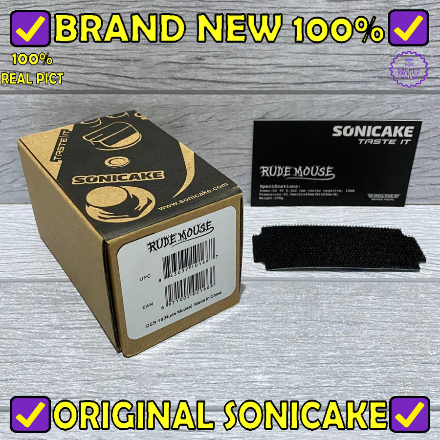 Jual Efek Gitar SONICAKE Rude Mouse Distortion RAT Classic Rock Pedal ...