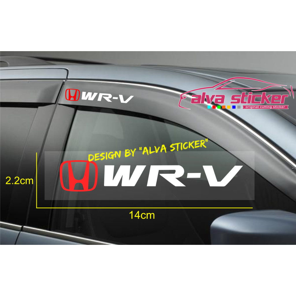 Jual (ALVA) sticker stiker buat talang air wr-v cutting stiker mobil ...