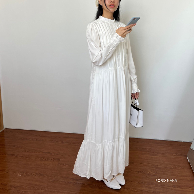 Jual PORO NAKA CILA Maxi Dress Baby Doll Cotton Dress, Gamis