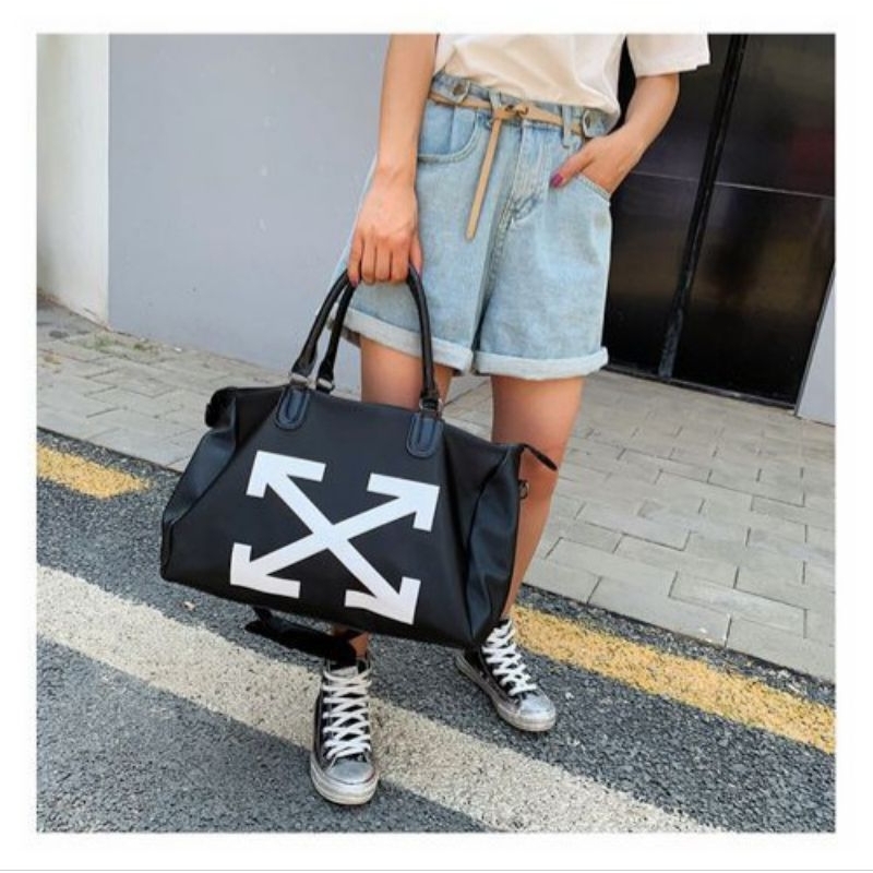 Jual OWTB01 Tas Off White Travel Bag Tote Bag Fashion Tas Travel