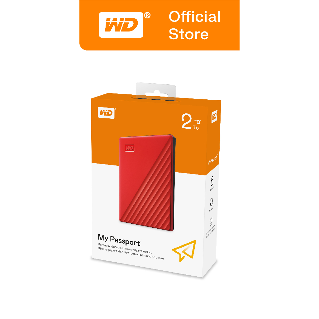 WD New My Passport 2TB - Harddisk External 2.5" main image
