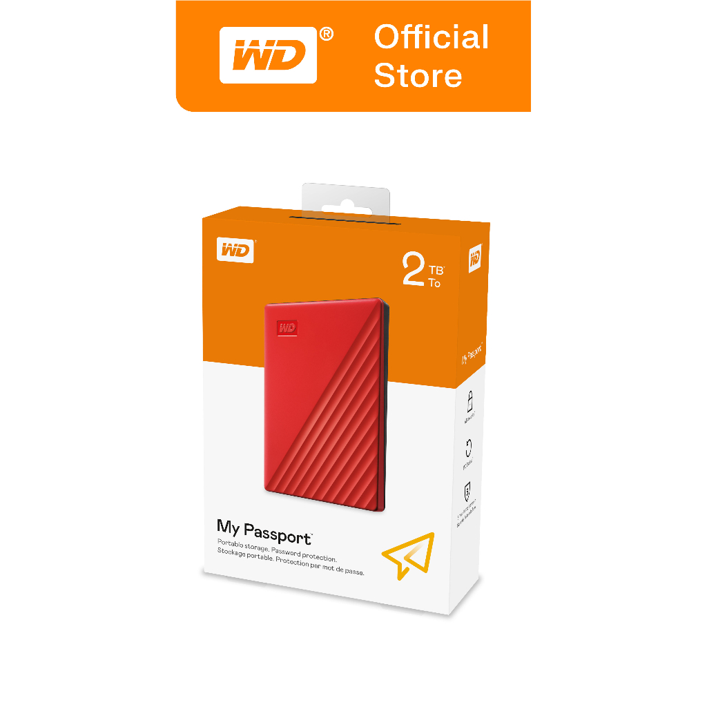 WD New My Passport 2TB – Harddisk External 2.5″