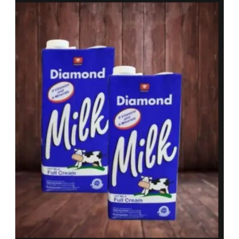 Jual susu full cream diamond 1 liter | Shopee Indonesia