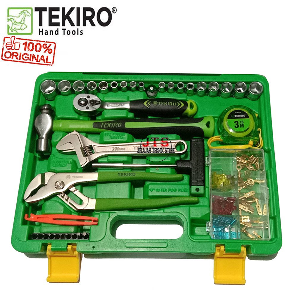 Jual TOOL KIT TOOL SET TEKIRO 60Pcs / Mechanic Toolskit Set Kunci ...