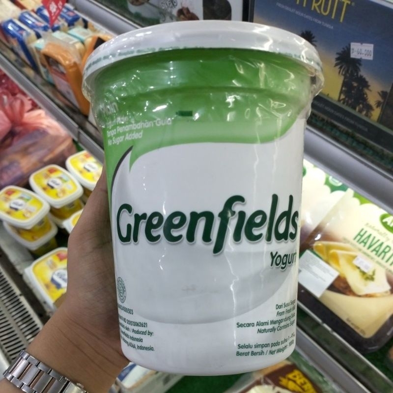 Jual greenfield yoghurt plain 1liter Shopee Indonesia