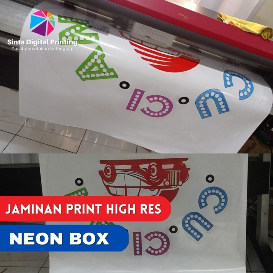 Jual Cetak Stiker Neon Box Outdoor Ritrama Vinyl / Sticker Custom ...