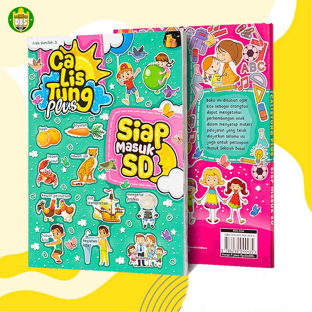 Jual Buku Anak Tk Paud Calistung Plus Siap Masuk Sd Buku Belajar Calistung Buku Belajar