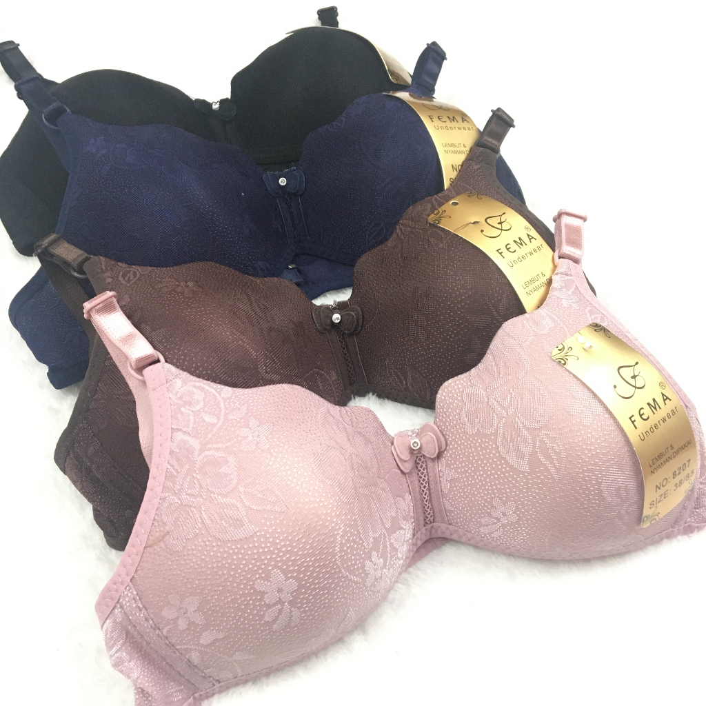 Jual BRA / BH REMAJA ABG 8207 AA, 639 BUSA TIPIS CUP-AA KAIT 2 TANPA KAWAT  SIZE 34-36-38