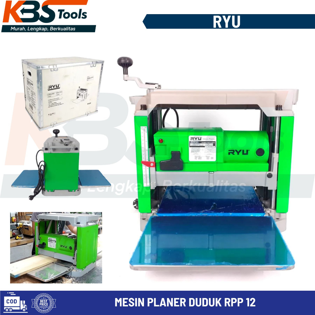 Jual Ryu Planer Duduk RPP12 Serut Ketam Meja Planner Pasah Kayu RPP 12 ...