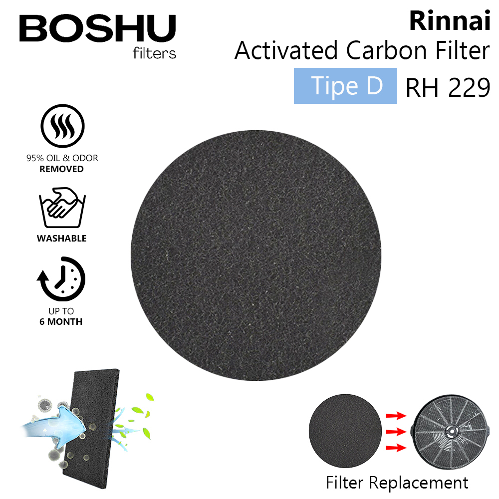 Jual Carbon Filter Karbon Anti Bau Minyak Asap Cooker Hood Rinnai RH ...