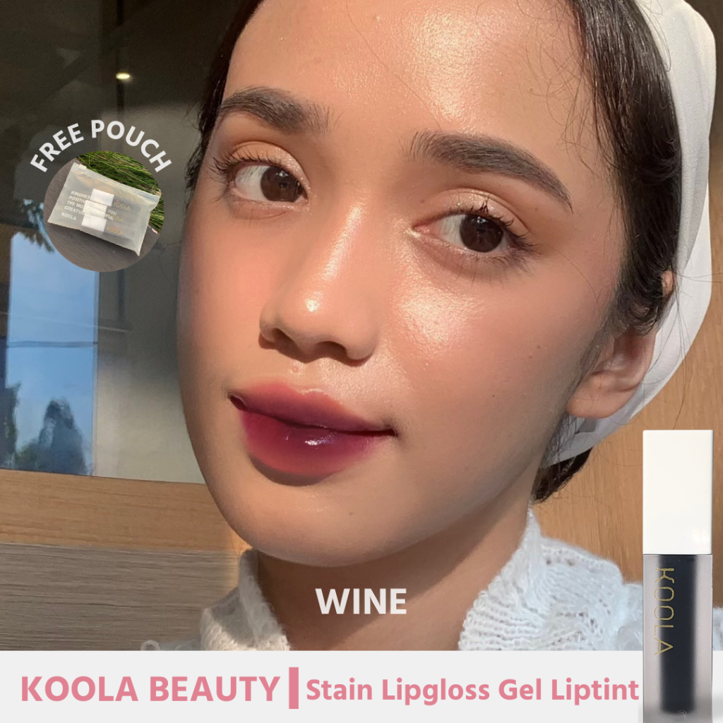 Jual WINE I KOOLA BEAUTY STAIN LIP GLOSS GEL LIPTINT MENCERAHKAN ANTI