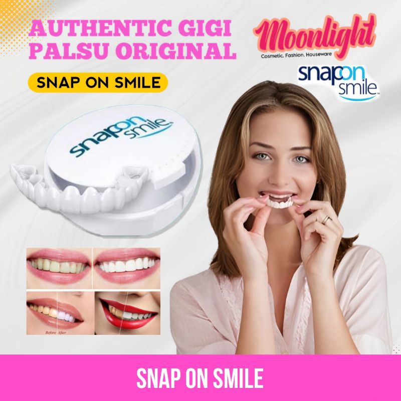 Jual Snap On Smile Original Gigi Palsu Instan Atas Bawah Instant