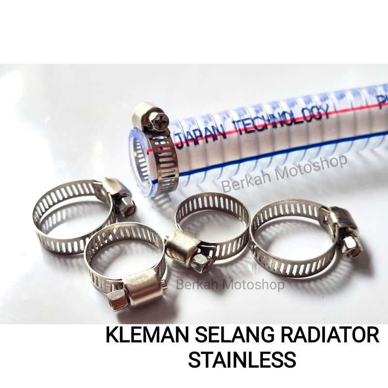 Jual KLEMAN SELANG RADIATOR STAINLESS KLEMAN SELANG RADIATOR STANDAR ...