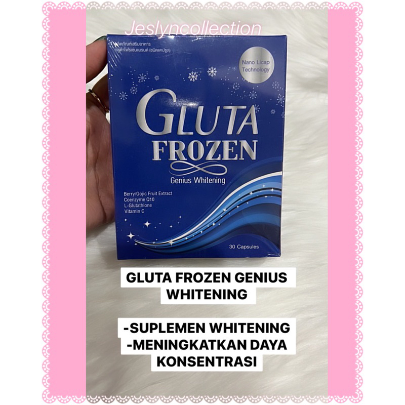 frozen glutathione review Jual GLUTA GENIUS WHITENING ORIGINAL THAILAND naturespluspro