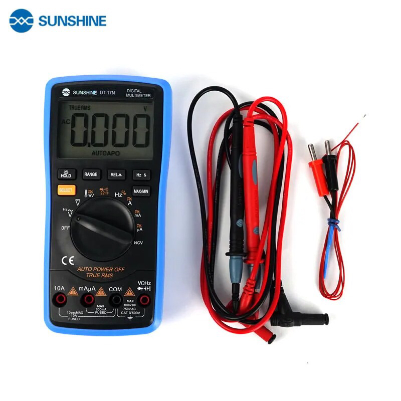 Jual MULTIMETER DIGITAL SUNSHINE DT-17N / MULTITESTER DIGITAL SUNSHINE ...
