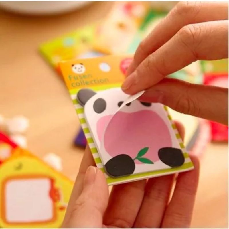 Jual Kertas memo karakter mini / sticky notes karakter | Shopee Indonesia
