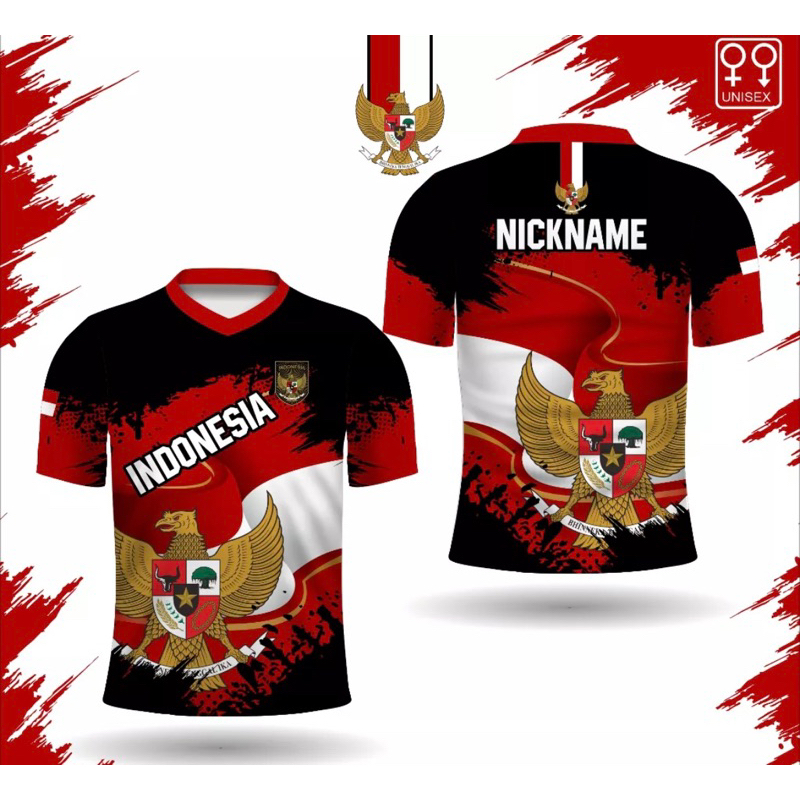 Jual JERSEY GARUDA INDONESIA FULL PRINTING Shopee Indonesia