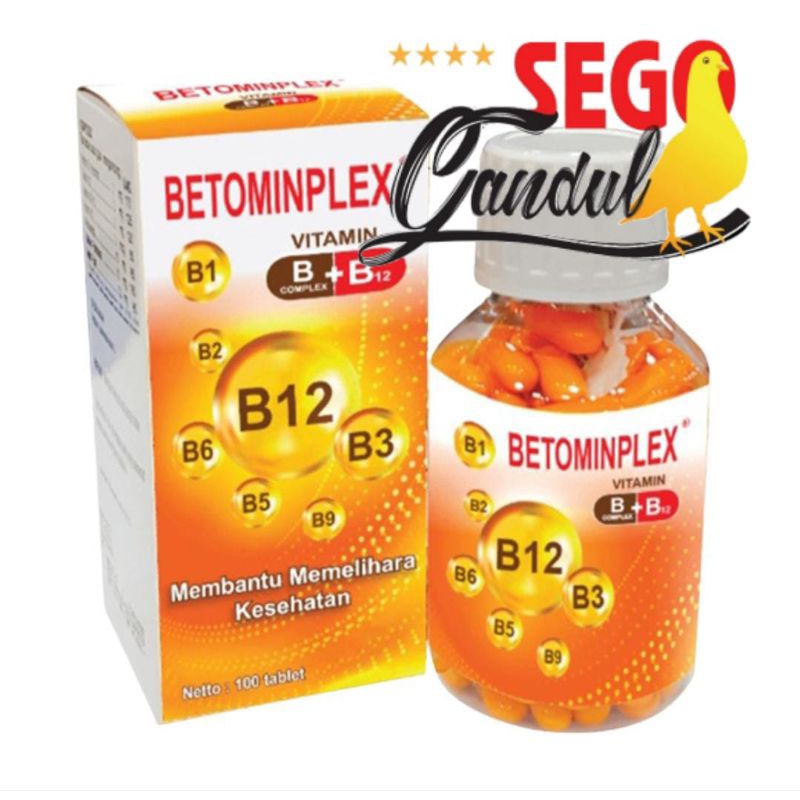 Jual Vitamin B Komplek Betominplek Betominplex Botol Isi 100 Butir ...