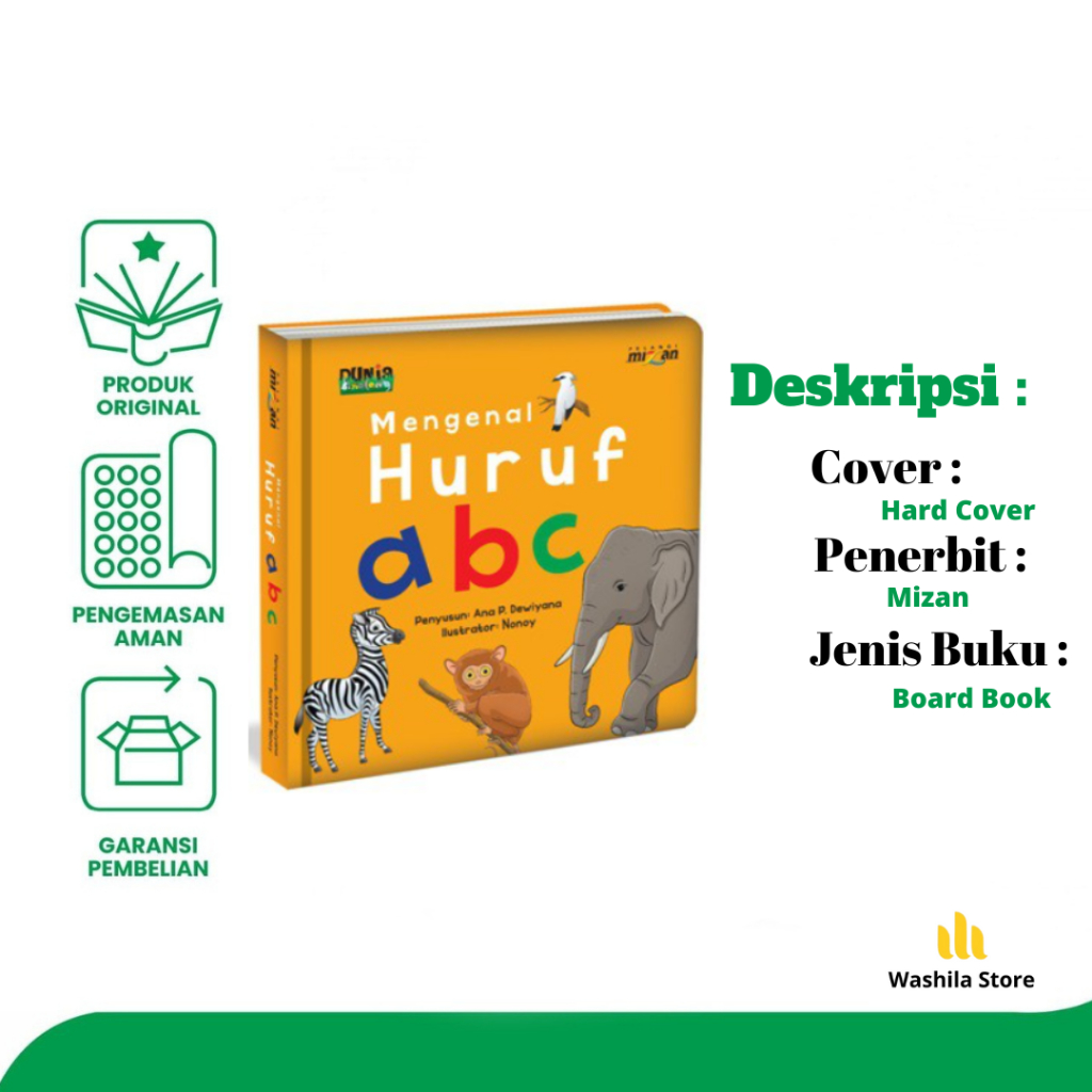 Jual Buku Seri Dunia Binatang Buku Mengenal Huruf ABC Buku Mengenal ...