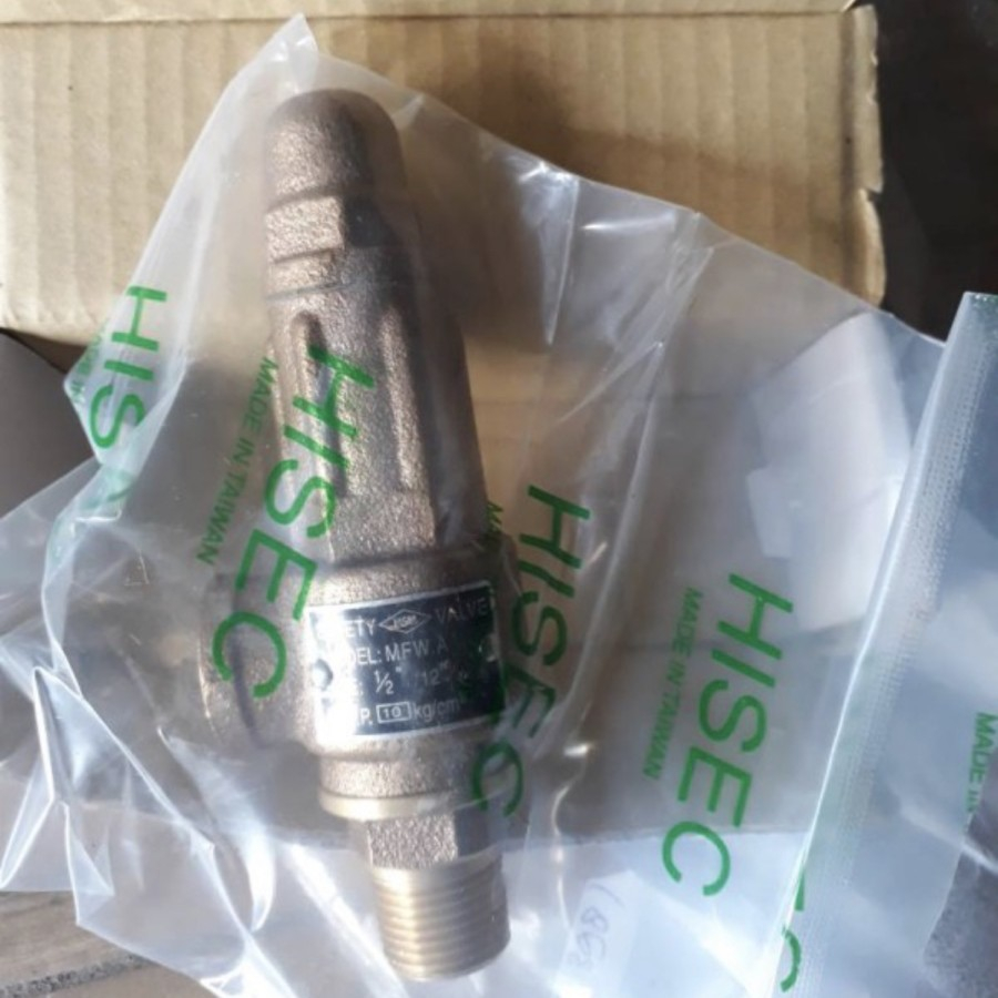 Jual 1/2” Safety Valve Hisec 1/2 inch - Kuningan 10 kg / bar | Shopee ...