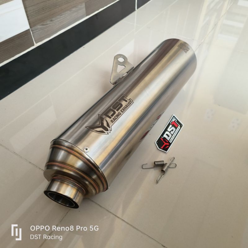 Jual Knalpot standar racing original DST Racing MKT silincer only inlet ...