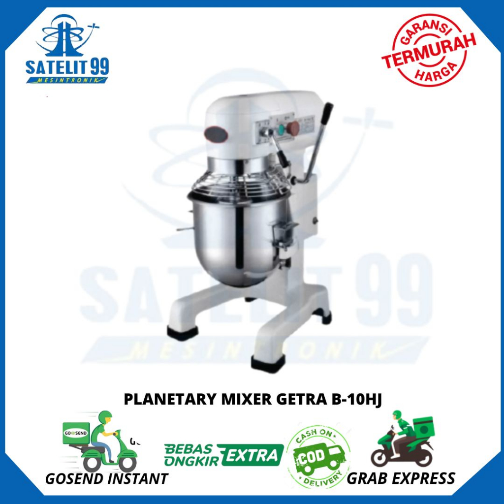 Jual PLANETARY MIXER / MESIN PENGADUK ADONAN ROTI & KUE GETRA B-10HJ ...