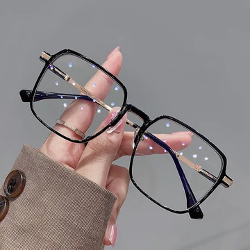 ( LUXOYEZ ) BISA INSTANT Kacamata Anti Radiasi Komputer Anti Blue Light Frame Besar Transparan