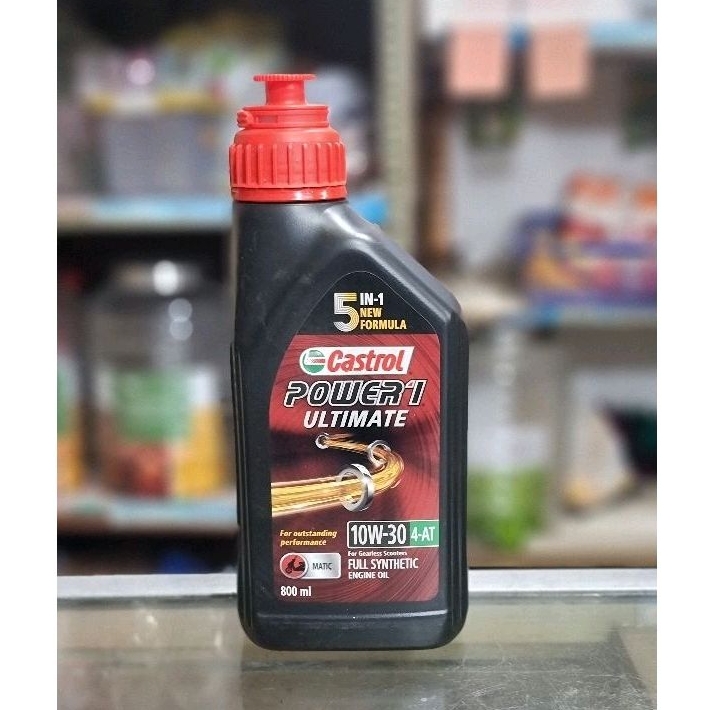 Jual Oli Castrol Power 1 Ultimate Matic 10W/30 0.8L | Shopee Indonesia