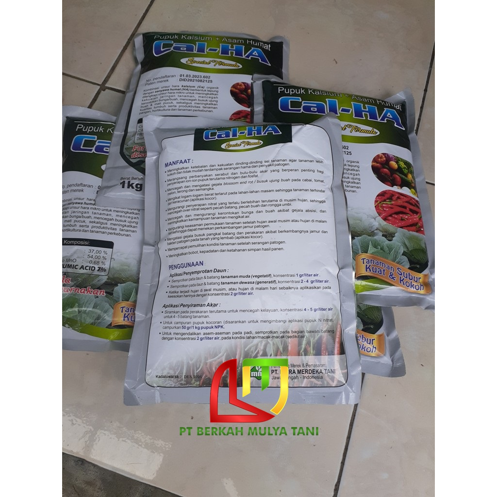 Jual Cal Ha Pupuk Kalsium Asam Humat Calha 1 kg | Shopee Indonesia
