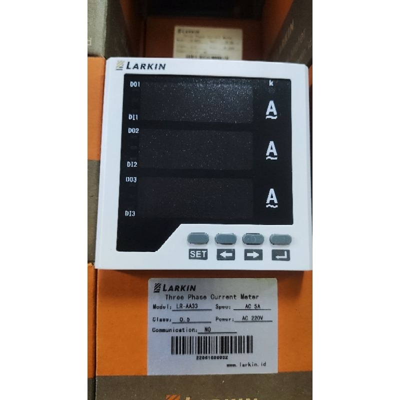 Jual Digital Ampere Meter 3Phase LRAA33 Larkin Digital Panel Meter LR