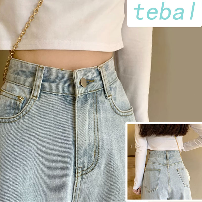 Jual Celana korean style wanita kekinian fashion celana jeans high