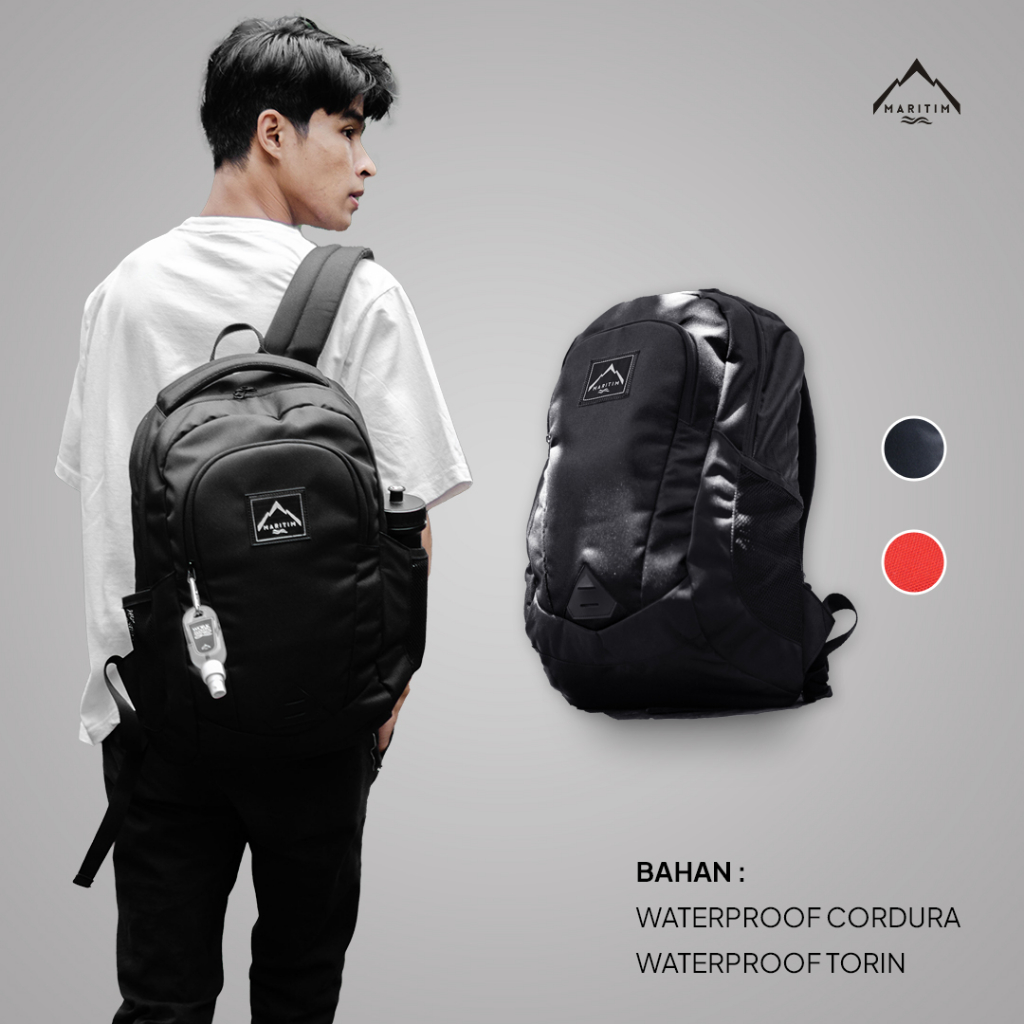 MARITIM Tas Ransel Punggung Laptop Outdoor Backpack Gunung Maritim Super  Keren dan Sporty