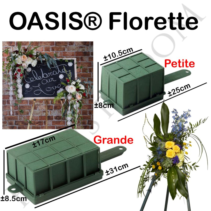 Jual Oasis Florette Grande Hanging Floral Foam Table Decor