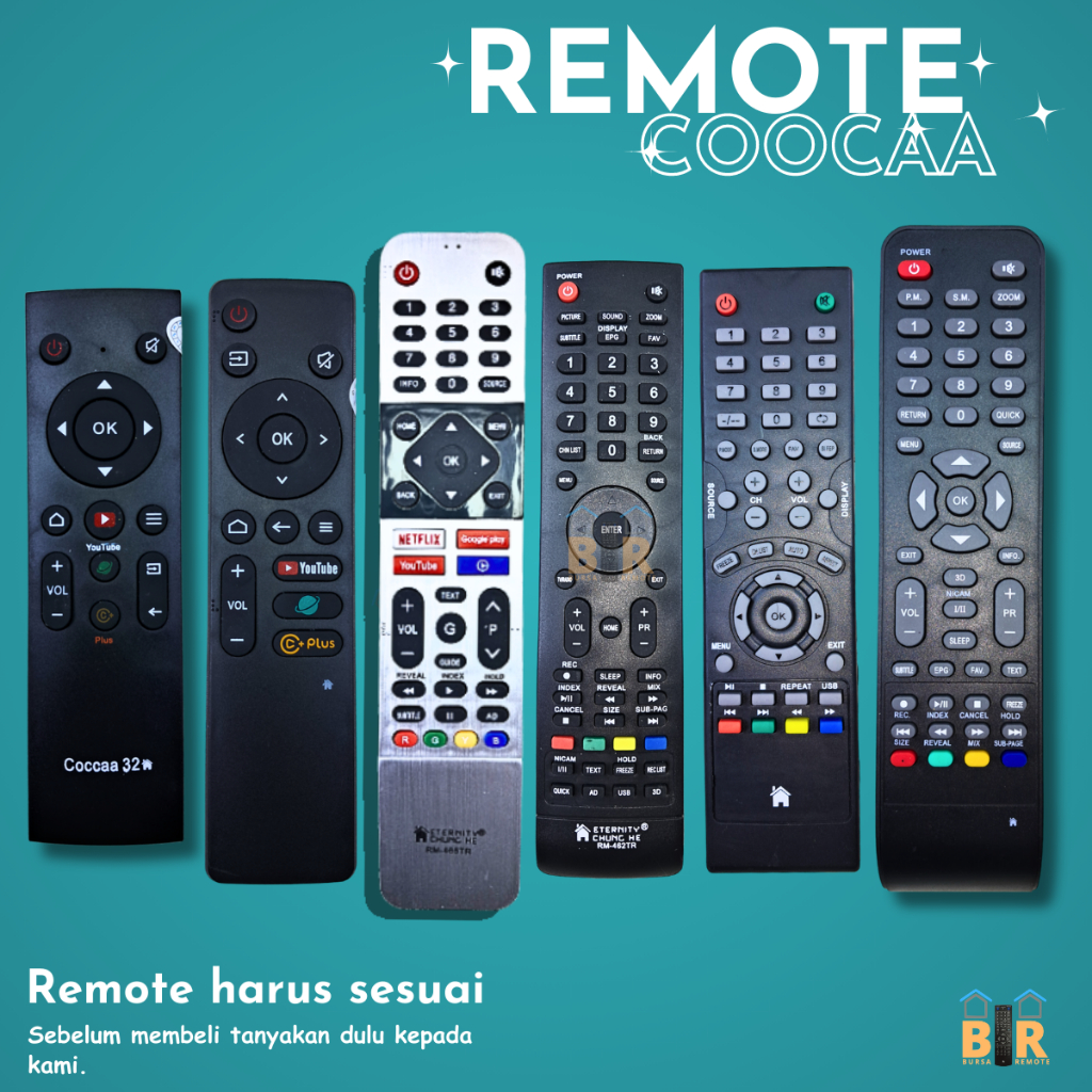 Jual Remot / Remote TV COOCAA Android Smart TV 4K UHD LCD LED series ...