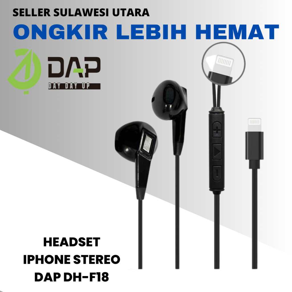 Harga headset iphone online lightning