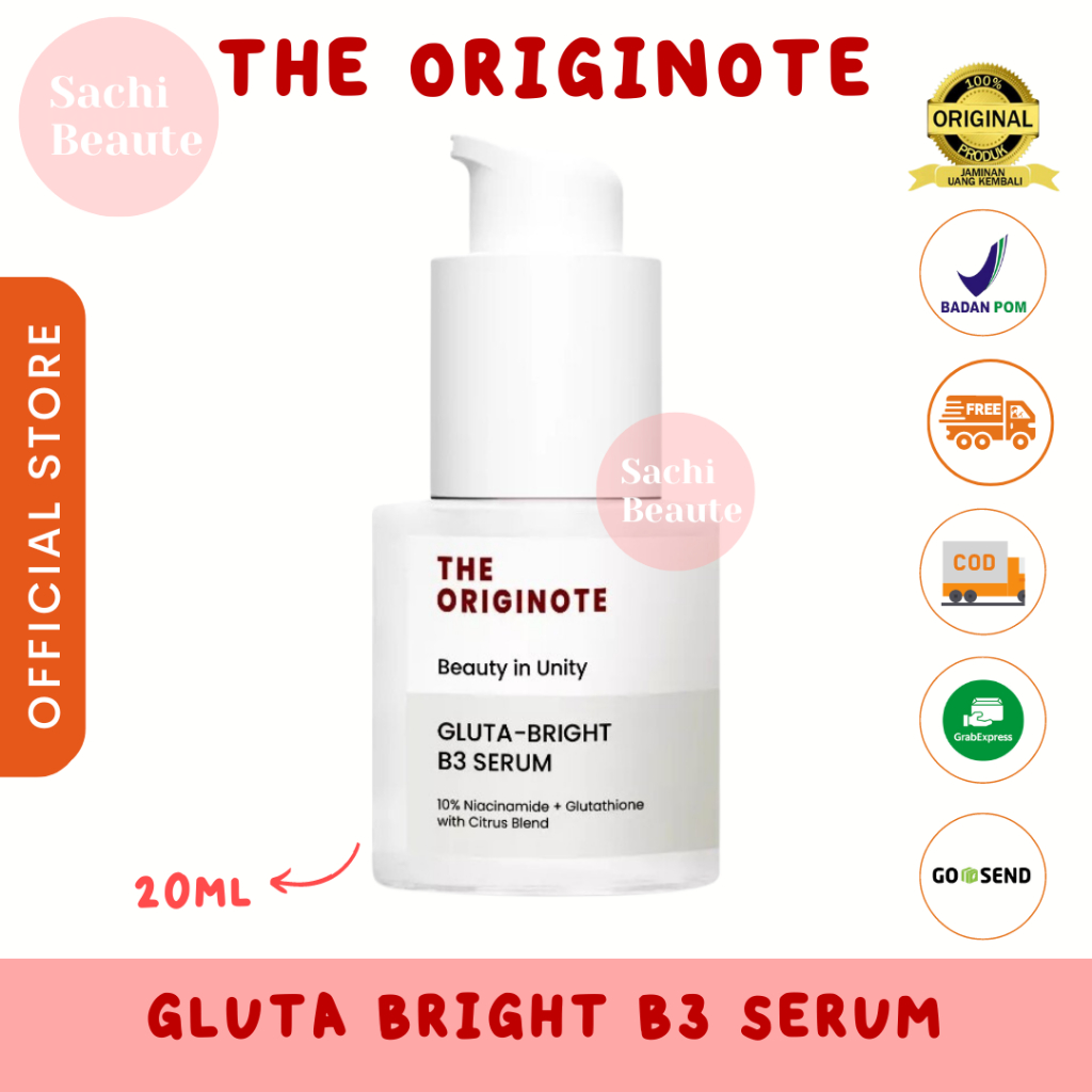 Jual The Originote Bright B3 Serum 20ml - Serum Brightening Mencerahkan ...