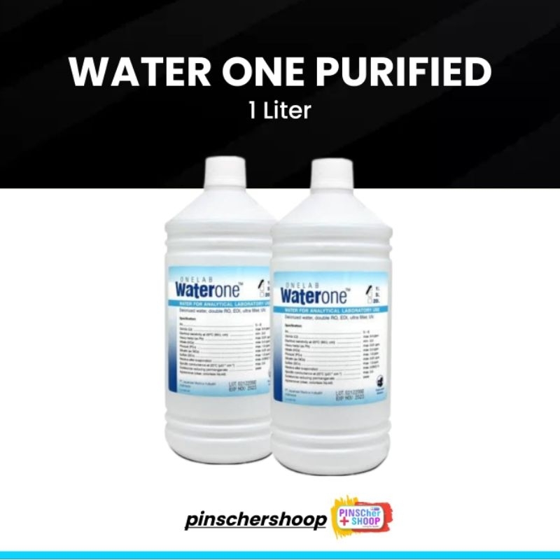 Jual WATER ONE 1 LITER PURIFIED WATER | Shopee Indonesia